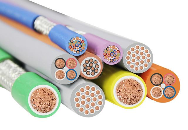 High and low voltage cross-linked cables