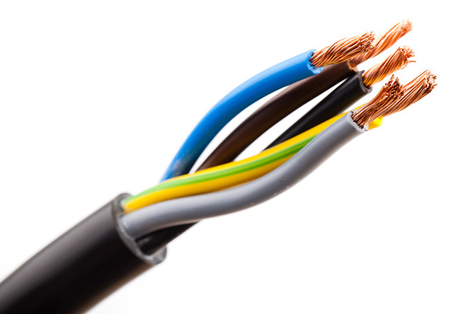 Low smoke, halogen-free, flame-retardant, fire-resistant wires and cables