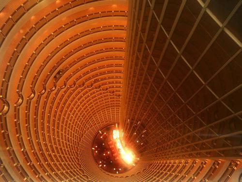 Interior of Shanghai Jinmao Tower